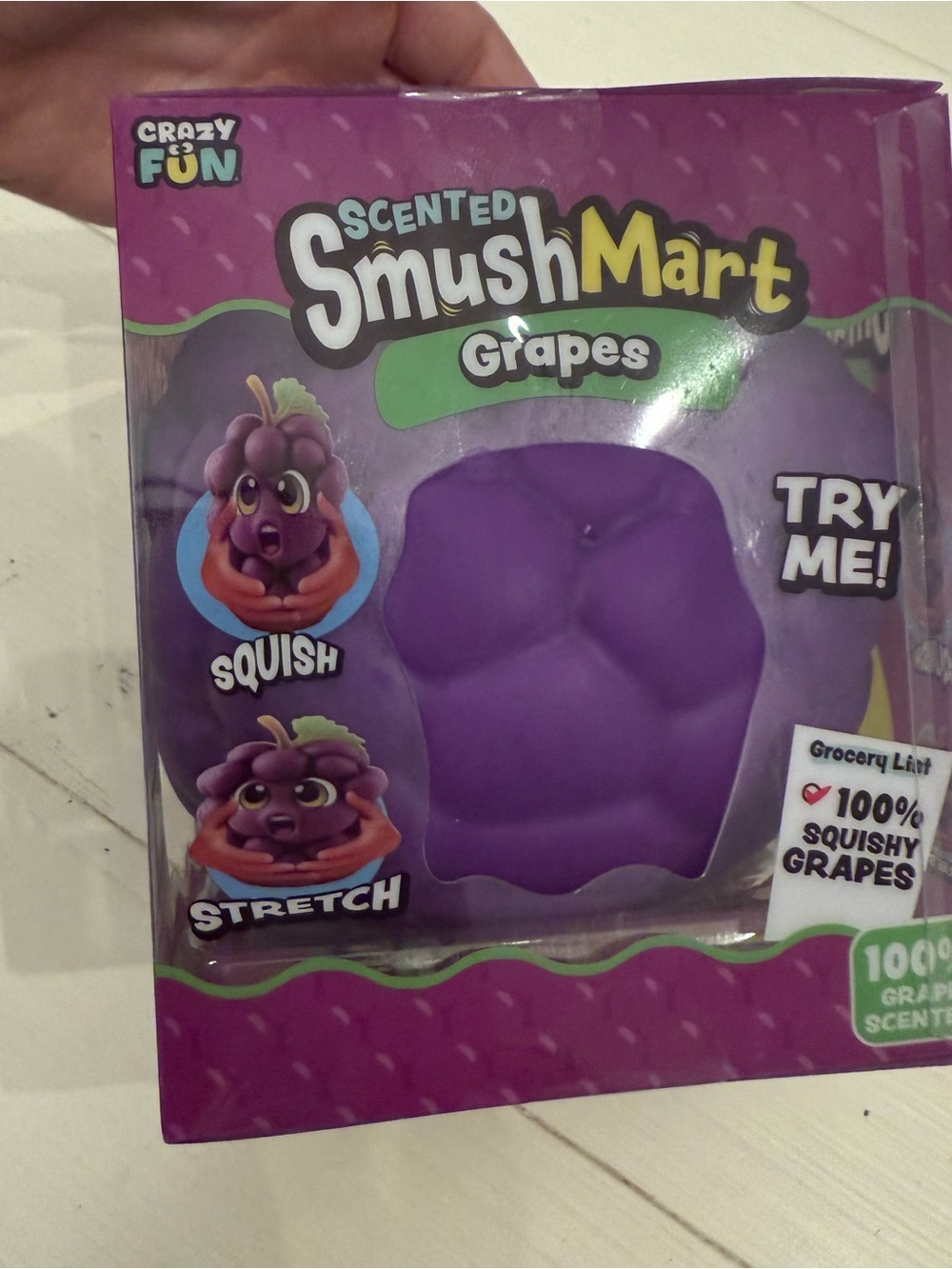 SmushMart Scented Grapes Squishy Toy - Purple